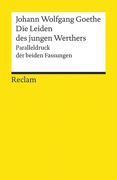 Cover: Die Leiden des jungen Werthers
